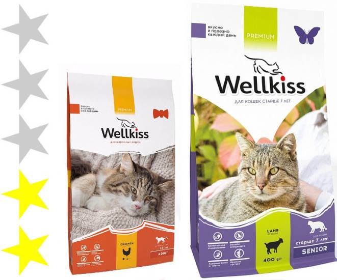 Корм для кошек wellkiss к какому классу относится