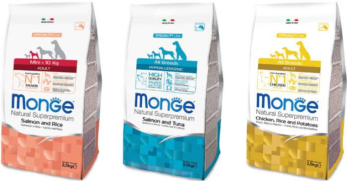 Все о корме для собак «монже» («monge»)