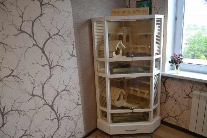 Клетка для шиншиллы своими руками (пошаговая инструкция)