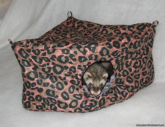 Гамак для хорька своими руками