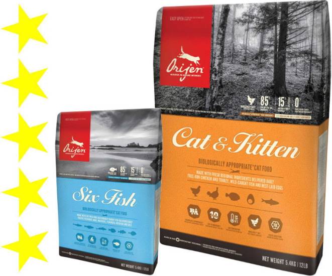 Корм ориджен для кошек - состав, виды, плюсы и минусы