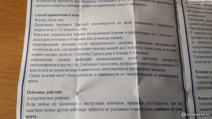 цистон для кошек и собак