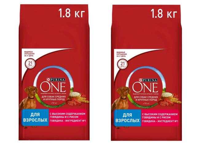 Характеристика состава кормов purina one для маленьких пород собак