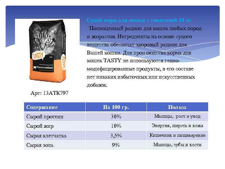 Корма для кошек премиум класса