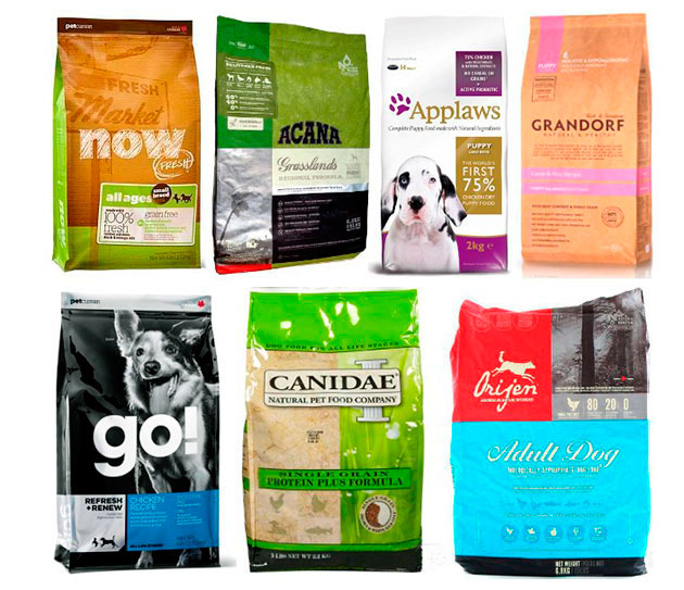 Классы кормов для собак: списки, рейтинги, отличия