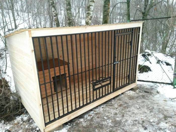 Вольеры для собак своими руками: чертежи и тонкости постройки