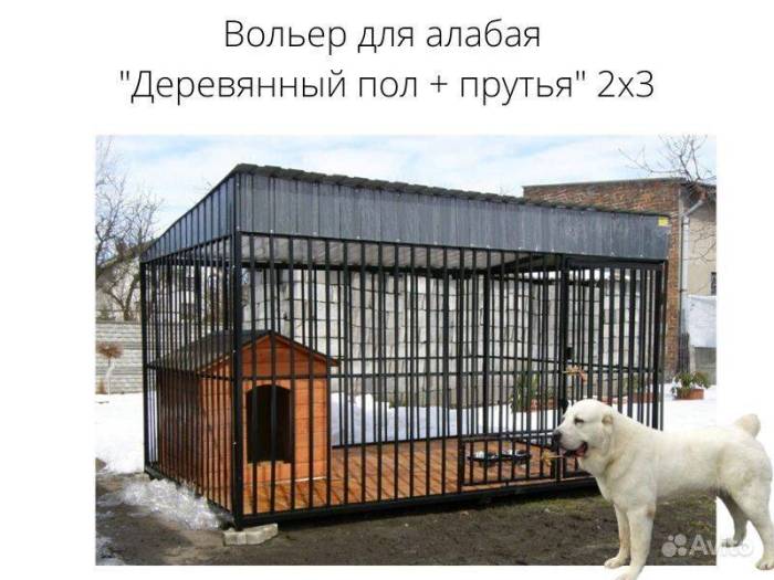 Вольер для алабая своими руками фото