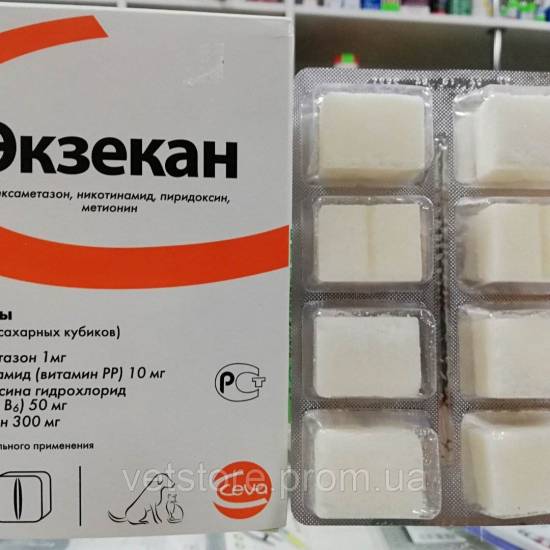 Экзекана для кошек: инструкция по применению