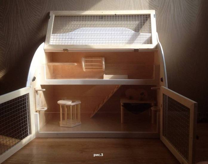 Как сделать самому клетку для морской свинки