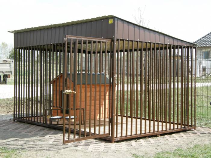 Строим сами вольер для собаки