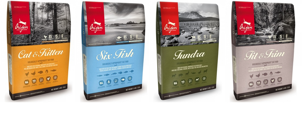 Обзор сухого корма для кошек Orijen — новые формулы